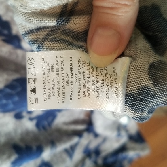 Classic Edition Grey Floral Tee XXL - Picture 4 of 5